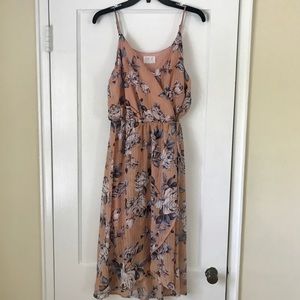 Sienna Sky Hi-low Floral Wrap Dress